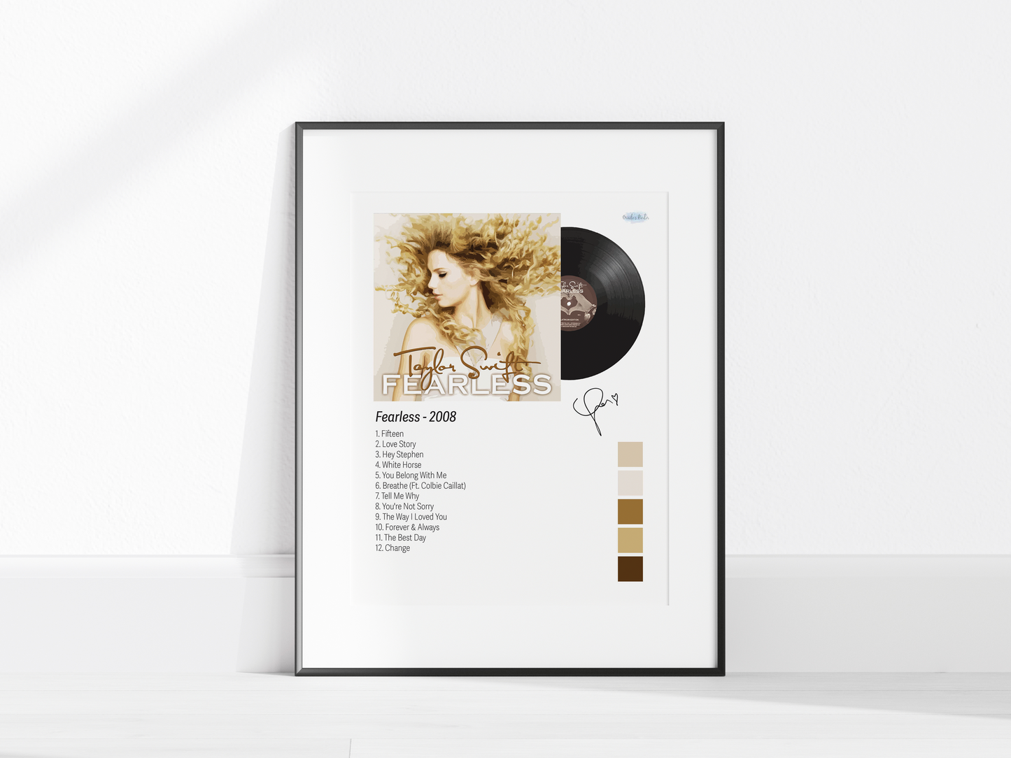 Fearless Illustrated Color Poster (Digital Download)