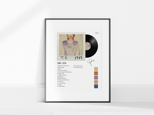 1989 Illustrated Color Poster (Digital Download)