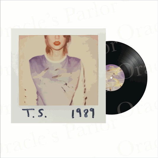 1989 Standard Black Vinyl With Cover – Mini Illustrated Sticker