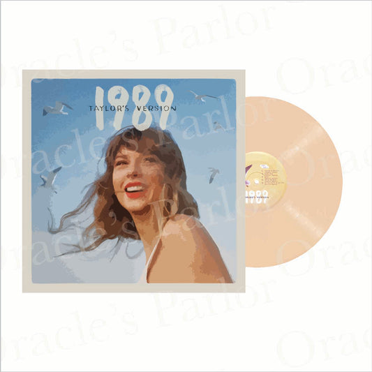 1989 (Taylor’s Version) Tangerine Vinyl With Cover – Mini Illustrated Sticker (Target Exclusive)