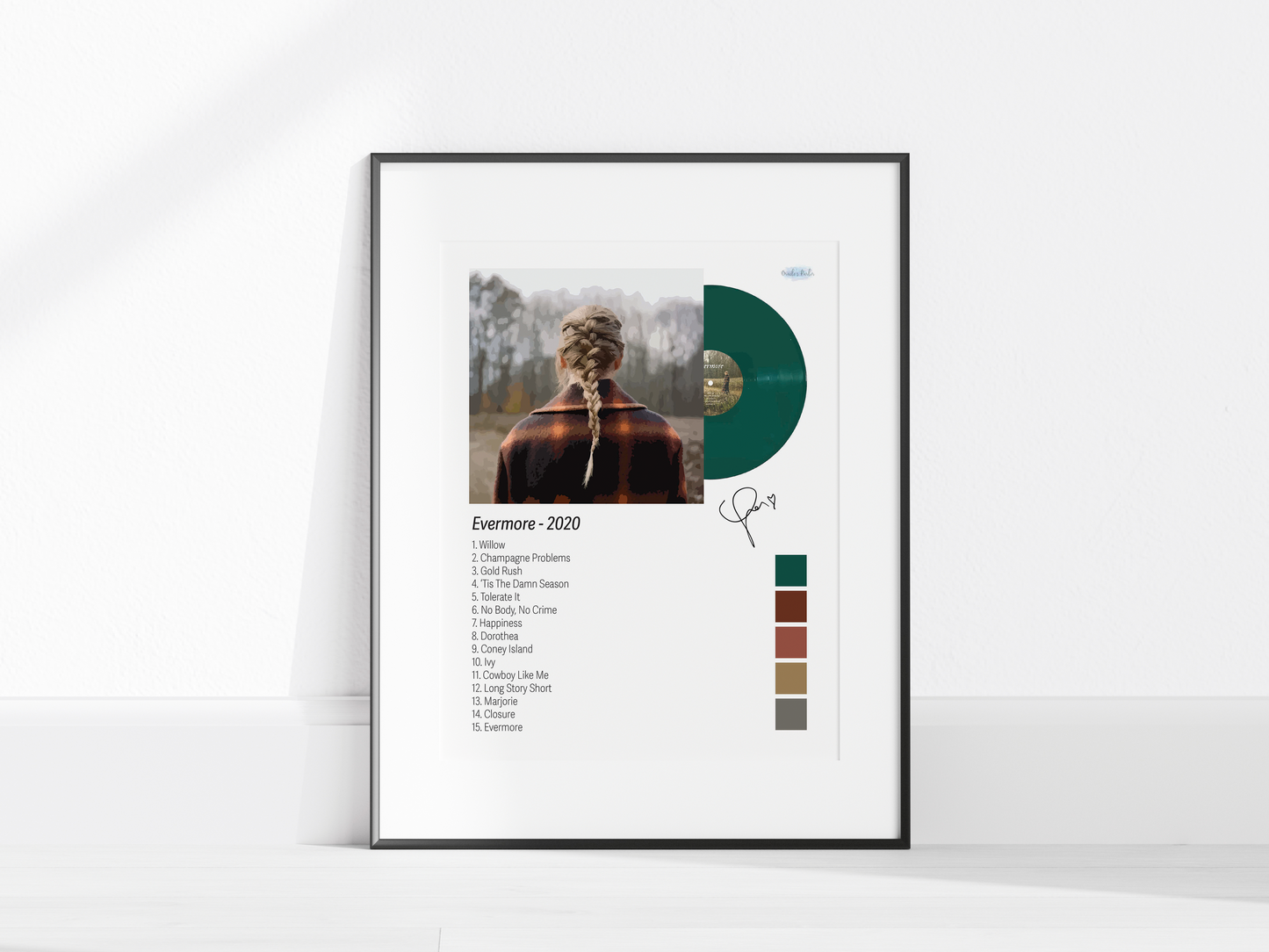 Evermore Illustrated Color Poster (Digital Download)