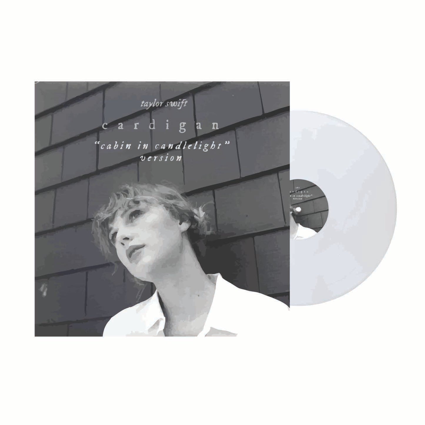 Folklore “Cardigan (Cabin in Candlelight)” Vinyl With Cover – Mini Illustrated Sticker (12-Inch Single)