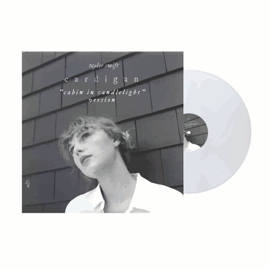 Folklore “Cardigan (Cabin in Candlelight)” Vinyl With Cover – Mini Illustrated Sticker (12-Inch Single)