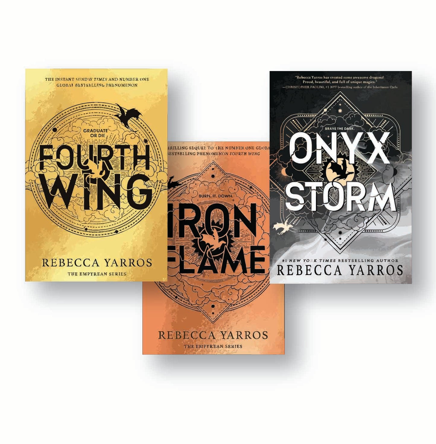 The Fourth Wing Series - Mini Illustrated Book Sticker