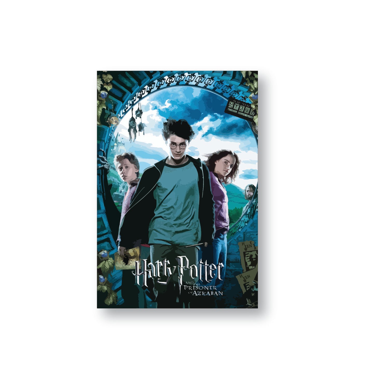 The Harry Potter Series – Mini Illustrated Movie Sticker