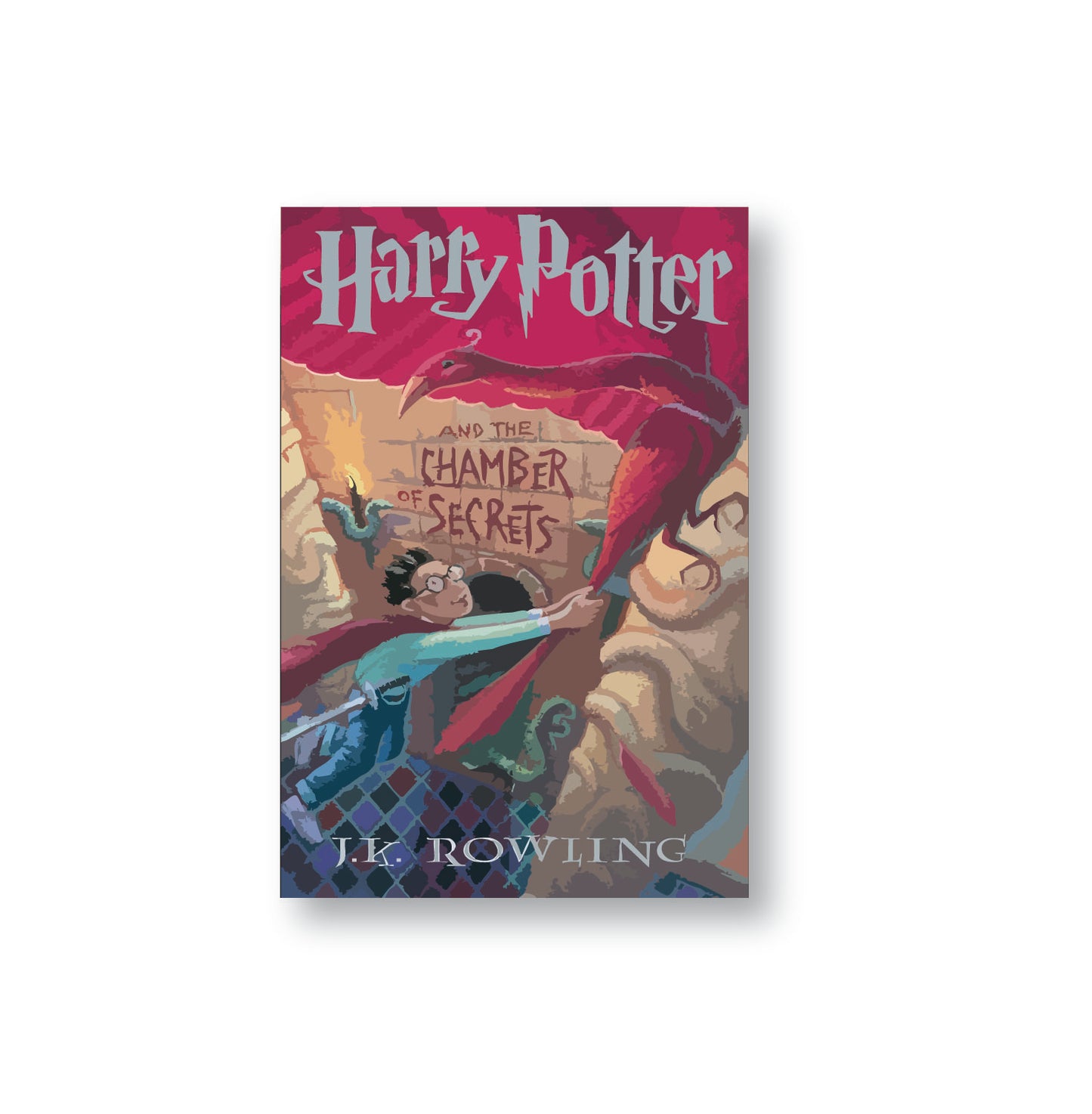 The Harry Potter Series – Mini Illustrated Book Sticker