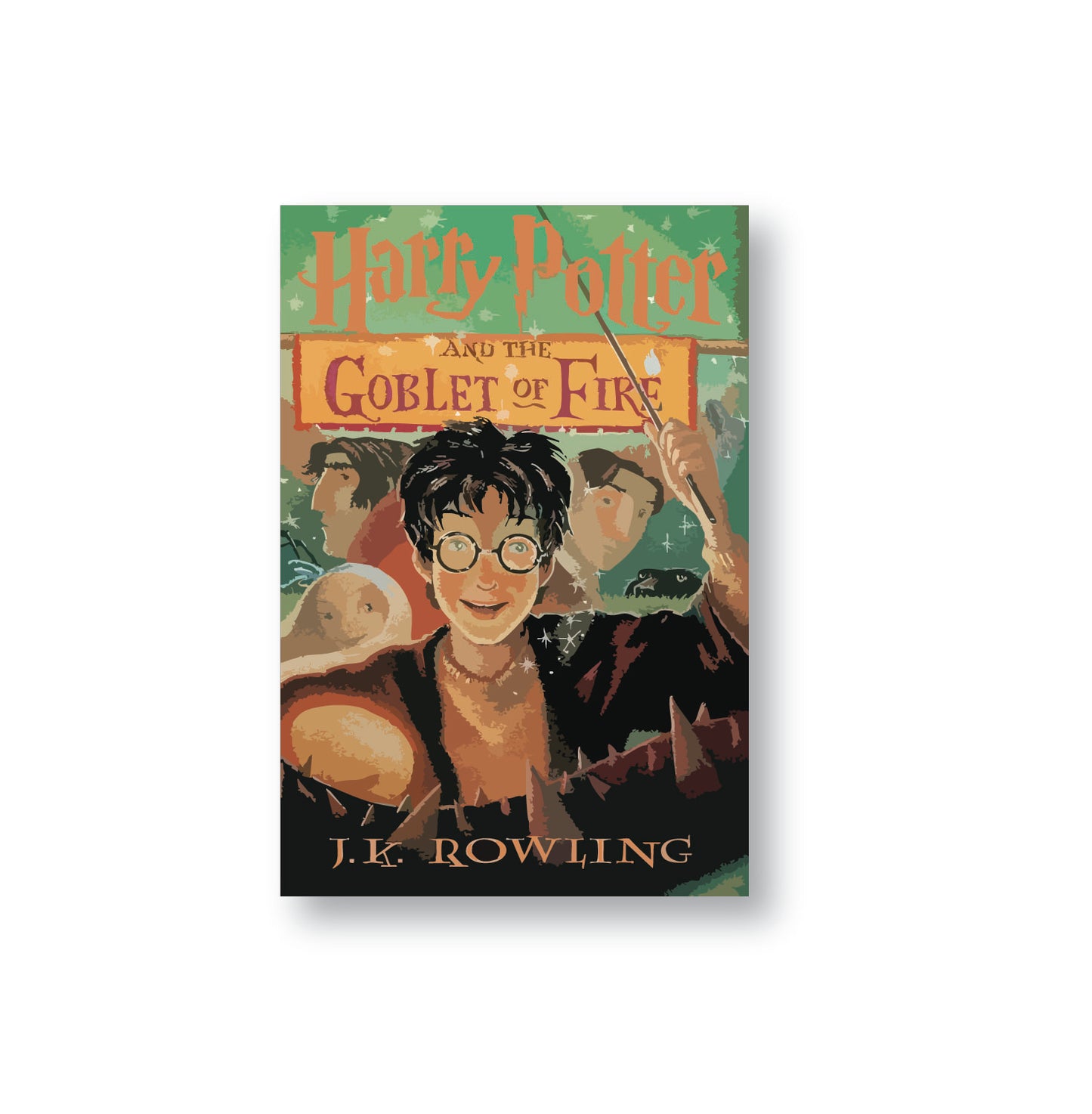 The Harry Potter Series – Mini Illustrated Book Sticker