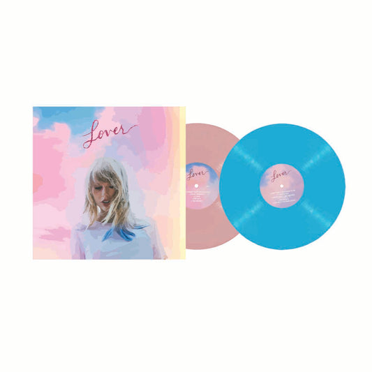 Lover Pink & Blue Vinyl With Cover – Mini Illustrated Sticker Set