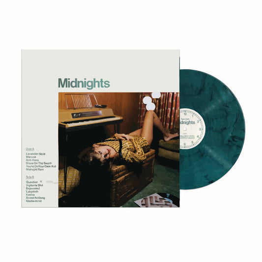 Midnights “Jade Green” Vinyl With Cover – Mini Illustrated Sticker
