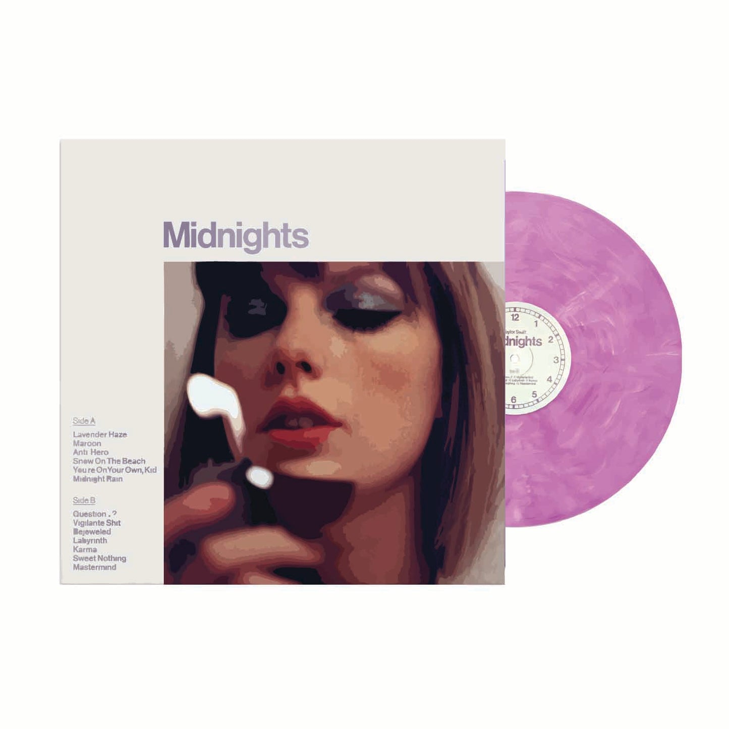 Midnights “Lavender Edition” Vinyl With Cover – Mini Illustrated Sticker (Target Exclusive)
