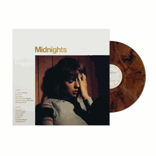 Midnights “Mahogany” Vinyl With Cover – Mini Illustrated Sticker