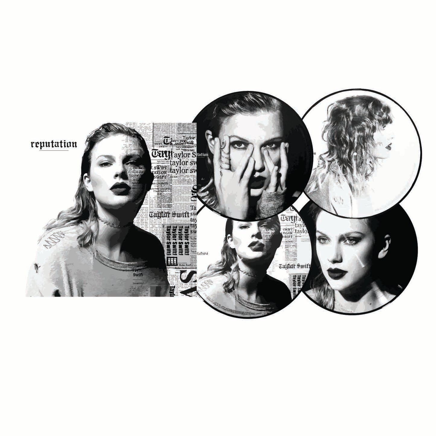 Reputation RSD Picture Disc Vinyl With Cover – Mini Illustrated Sticker
