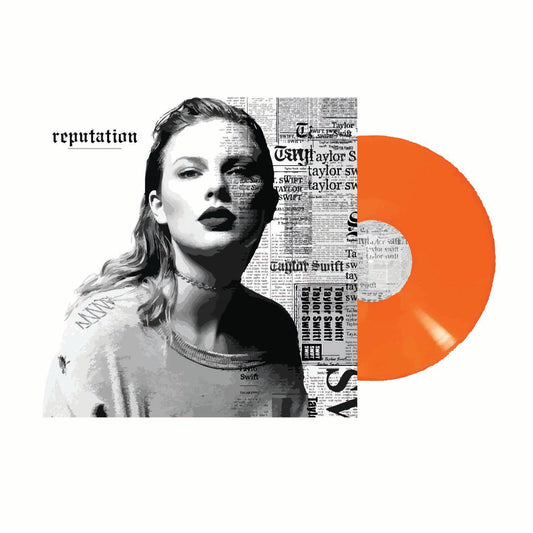 Reputation Standard Orange Vinyl With Cover – Mini Illustrated Sticker