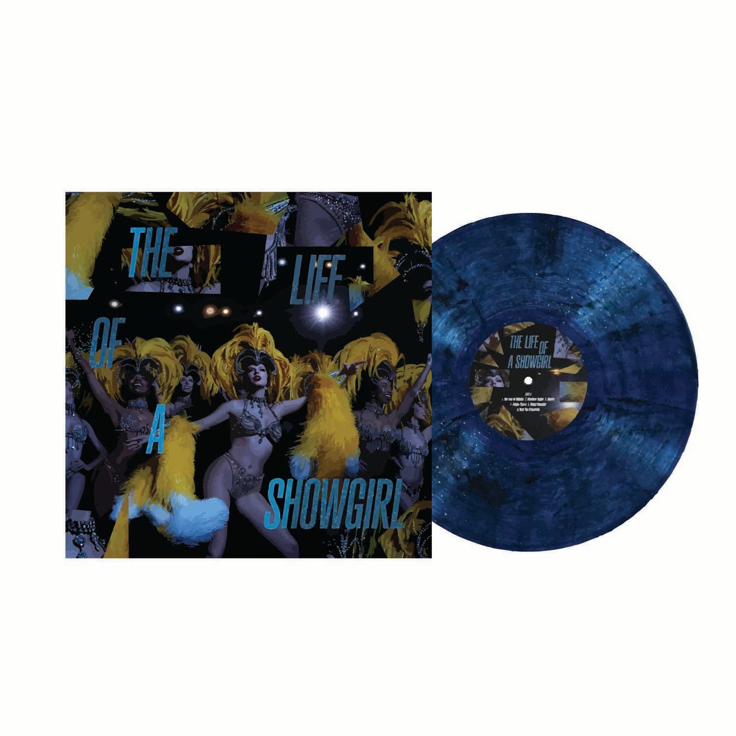 The Life of a Showgirl “Baby, That’s Show Business” Lakeside Edition Vinyl With Cover – Mini Illustrated Sticker