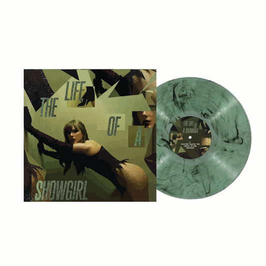 The Life of a Showgirl “Wintergreen & Onyx” Vinyl With Cover – Mini Illustrated Sticker