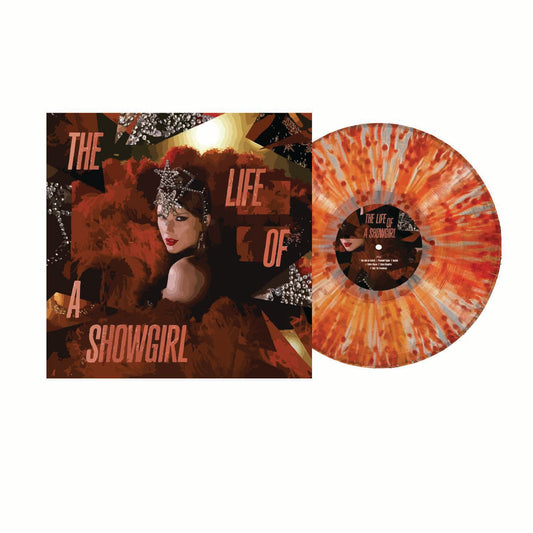 The Life of a Showgirl “The Tiny Bubbles in Champagne " Red Lipstick & Lace Vinyl With Cover – Mini Illustrated Sticker