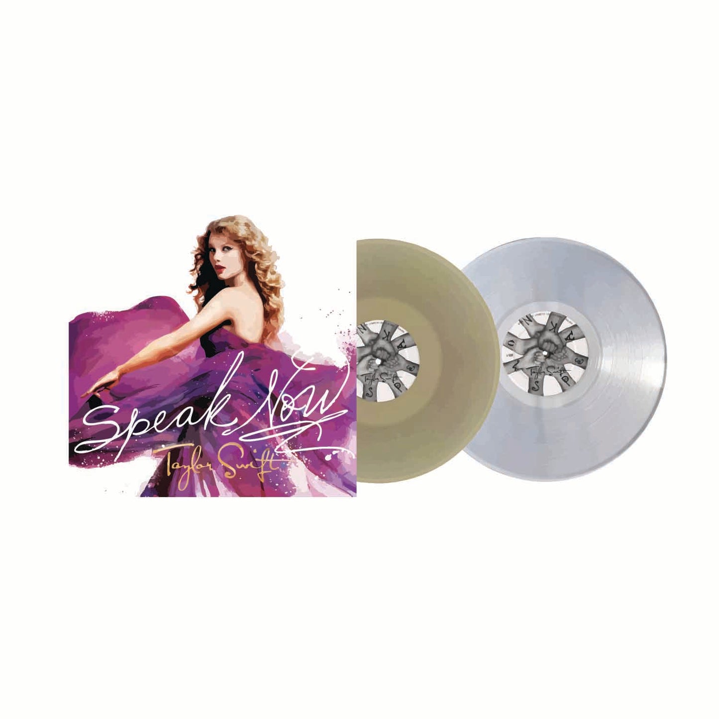 Speak Now RSD Smoke & Clear Smoke Vinyl With Cover – Mini Illustrated Sticker Set