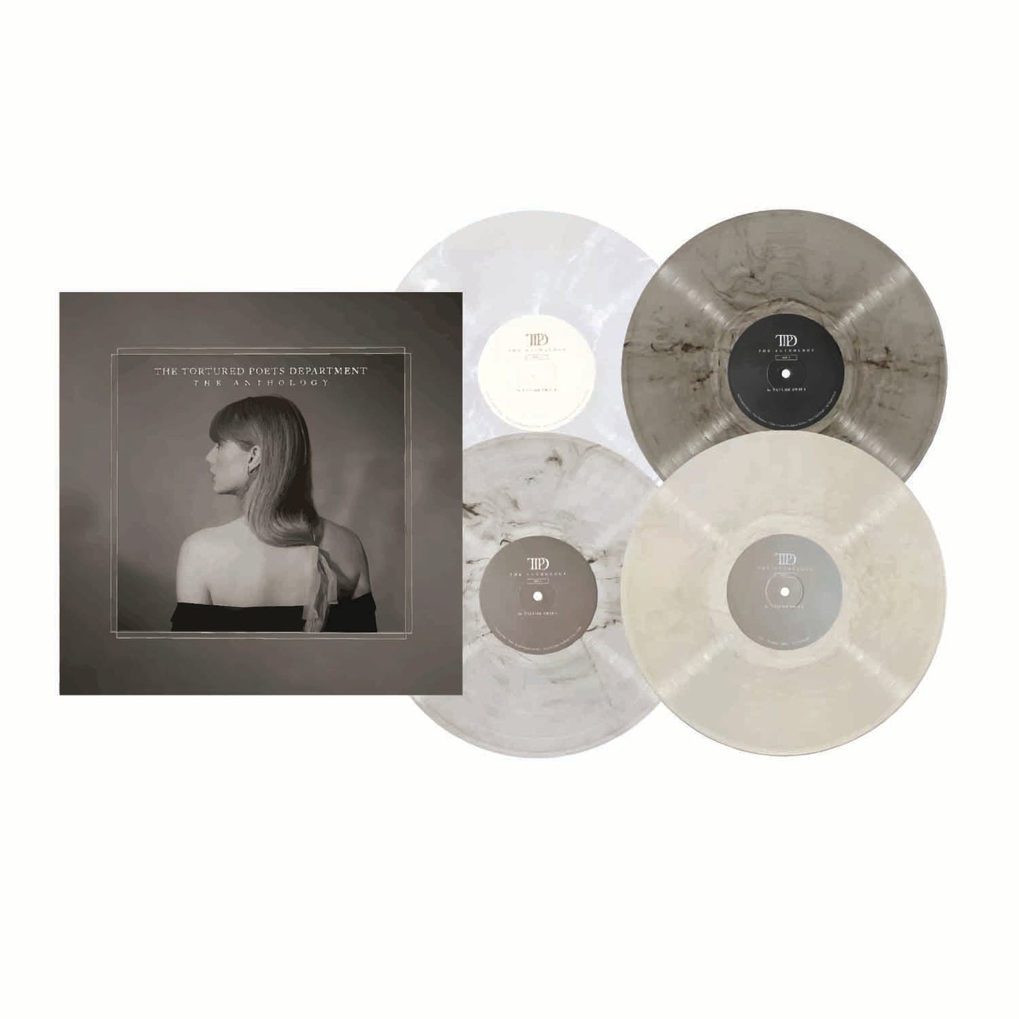 The Tortured Poets Department “The Anthology” Vinyl With Cover – Mini Illustrated Sticker