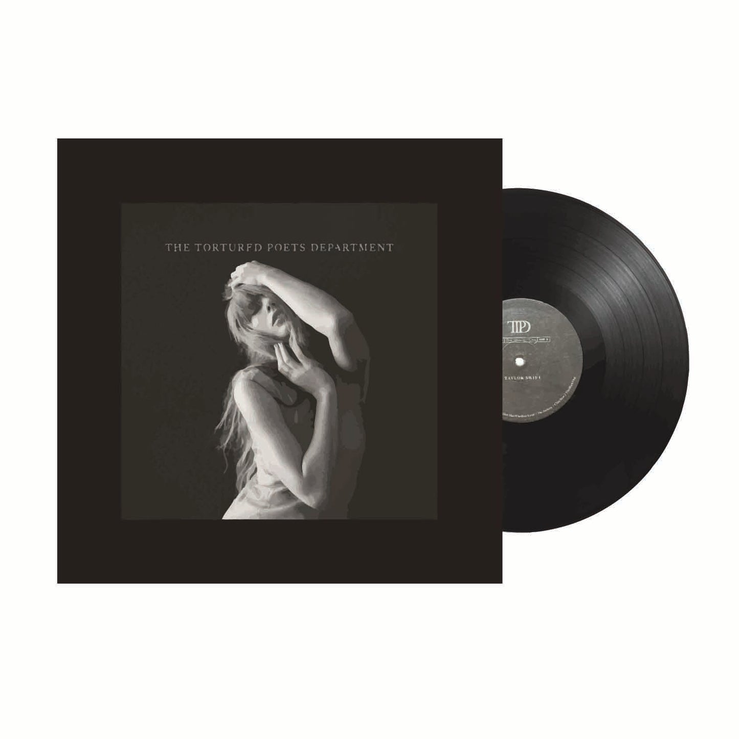 The Tortured Poets Department “The Black Dog” Vinyl With Cover – Mini Illustrated Sticker