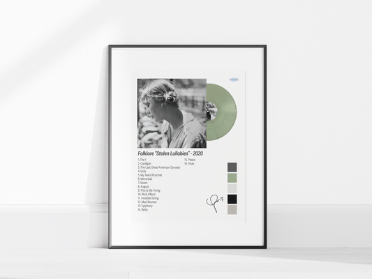 Folklore – Stolen Lullabies Edition Illustrated Color Poster (Digital Download)